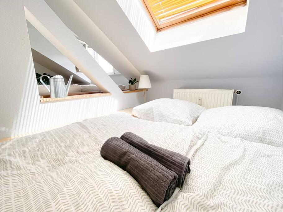 Schoene Ferienwohnung Mit Blick Ueber Stadtwald ライプツィヒ エクステリア 写真